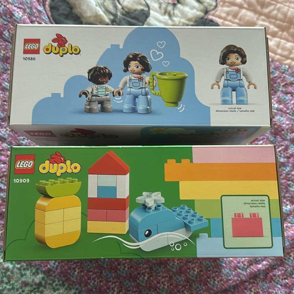 New Duplo Lego Kits Toddler Toys Family House on Wheels Heart Box Loose Bricks - Picture 9 of 9